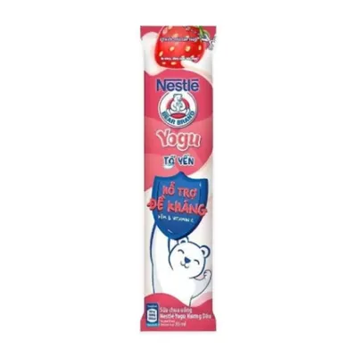 Sữa chua uống que vị dâu Nestle Yogu thanh 85ml