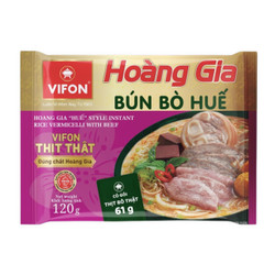 Bún bò Huế Hoàng Gia có thịt thật Vifon gói 120g (1 Gói)
