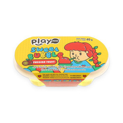 Kẹo thổi bong bóng hương chanh dây Playmore cái 40g