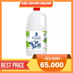 Sữa thanh trùng có đường Lothamilk chai 1760ml (1 Chai)