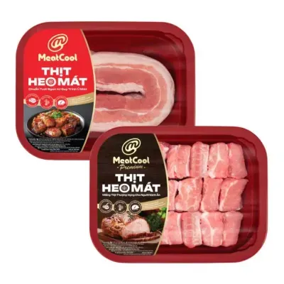 Combo Meatcool: Ba rọi và sườn non 360-440g/khay