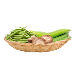 Combo xào chay: nấm rơm, mướp hương, đậu cove