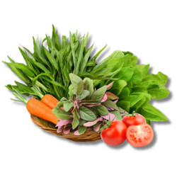 Combo 5 Loại Rau Củ: Cải Ngọt, Rau Muống, Rau Dền, Cà Rốt, Cà Chua