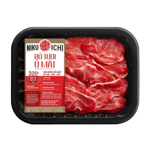 Bắp bò thái lát (Shank Slice) Niku-Ichi khay 200g (1 Khay)