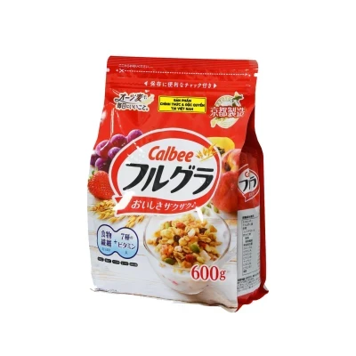 Ngũ cốc trái cây Calbee gói 600g