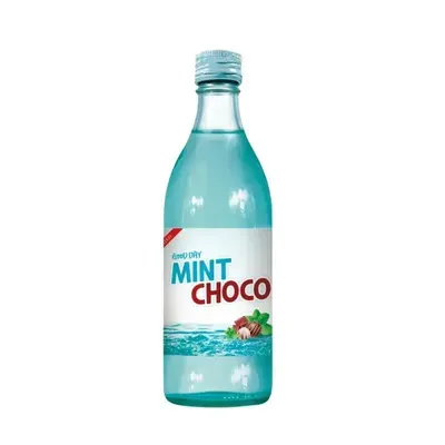 Rượu soju hương chocolate mint 12.5% Good Day chai 360ml