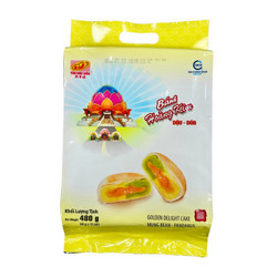 Bánh pía hoàng kim đậu dứa Tân Huê Viên gói 480g (1 Gói)
