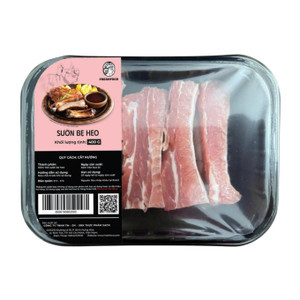 Sườn bẹ nhập khẩu cắt nướng Freshfoco khay 400g (1 Khay)