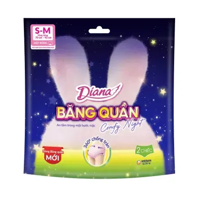 Băng vệ sinh dạng quần M-L Laurier gói 2 miếng