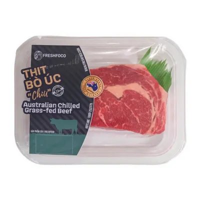Đầu thăn ngoại bò Úc Steak Freshfoco khay 225g