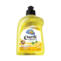 Nước rửa chén đậm đặc hương chanh Earth Choice chai 500ml (1 Chai)