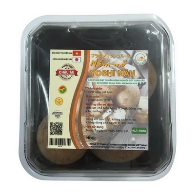 Nấm mỡ nâu Global Gap Yoshimoto hộp 150g