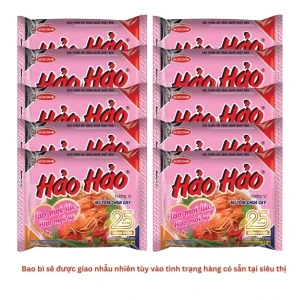 Combo 10 gói mì ăn liền Hảo Hảo Acecook vị tôm chua cay 75g