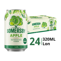 Thùng nước táo lên men 4.5% Somersby lon 320ml (24 Lon)
