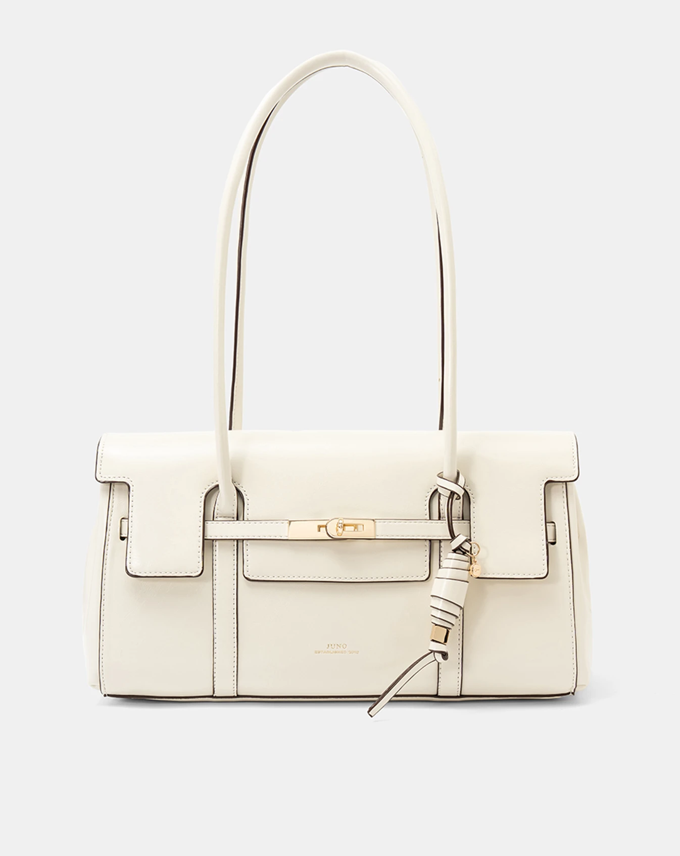 Túi Xách Trung Croissant Satchel Bag With Belt Detail - Image 2