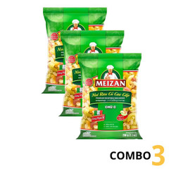 Combo 3 gói nui rau củ chữ C Meizan gói 200g (3 Gói)