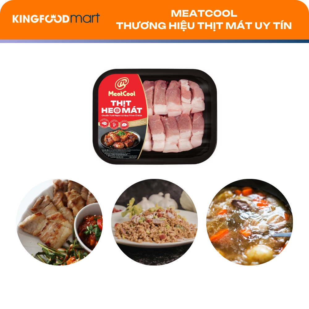 MeatCool ghi điểm nhờ định vị rõ ràng, tên gọi dễ nhớ và cảm giác tin cậy.