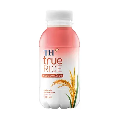 Nước gạo lứt đỏ TH True Rice chai 300ml