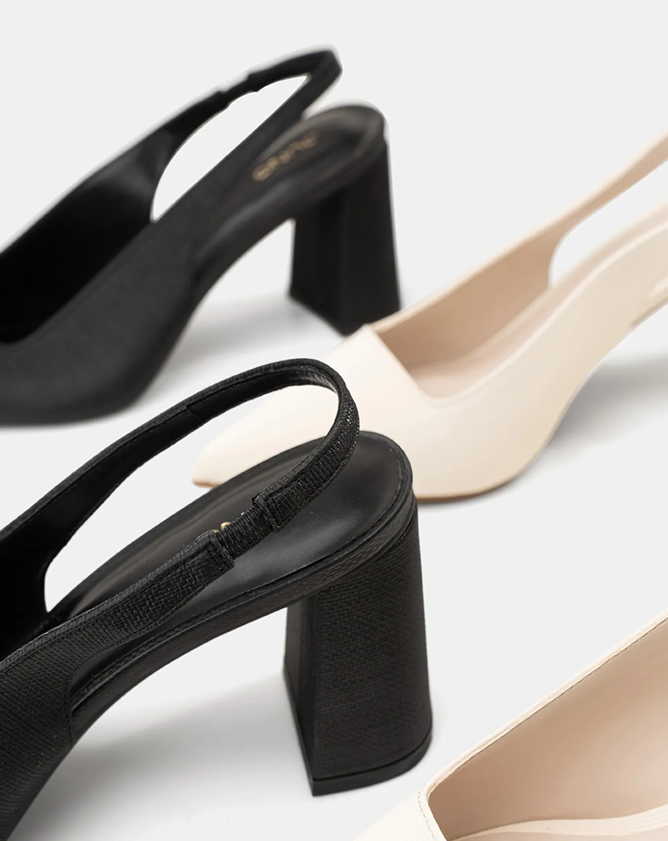 Giày Cao Gót Slingback Gót Trụ - Image 5