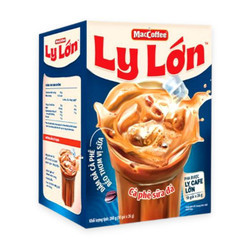 Cà phê sữa đá ly lớn Mac Coffee hộp 10 gói x 26g