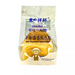 Bánh mì ngàn lớp vị sữa Umiki 80g (1 Cái)