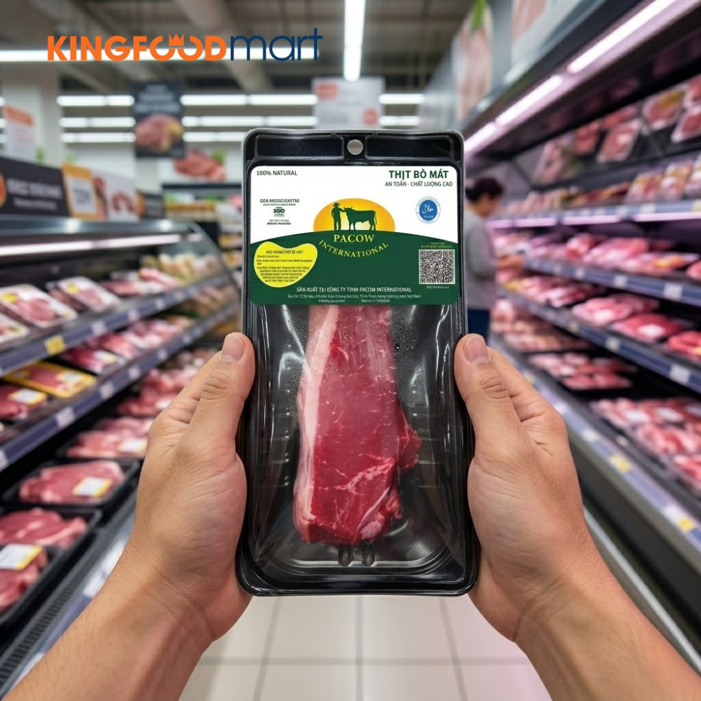 Thịt bò Pacow nhập khẩu Úc chuẩn MSA phù hợp cho BBQ và lẩu cuộn chất lượng.