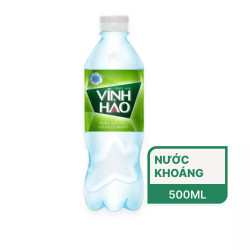 Nước khoáng có ga tự nhiên Vĩnh Hảo 500ml (1 Chai)