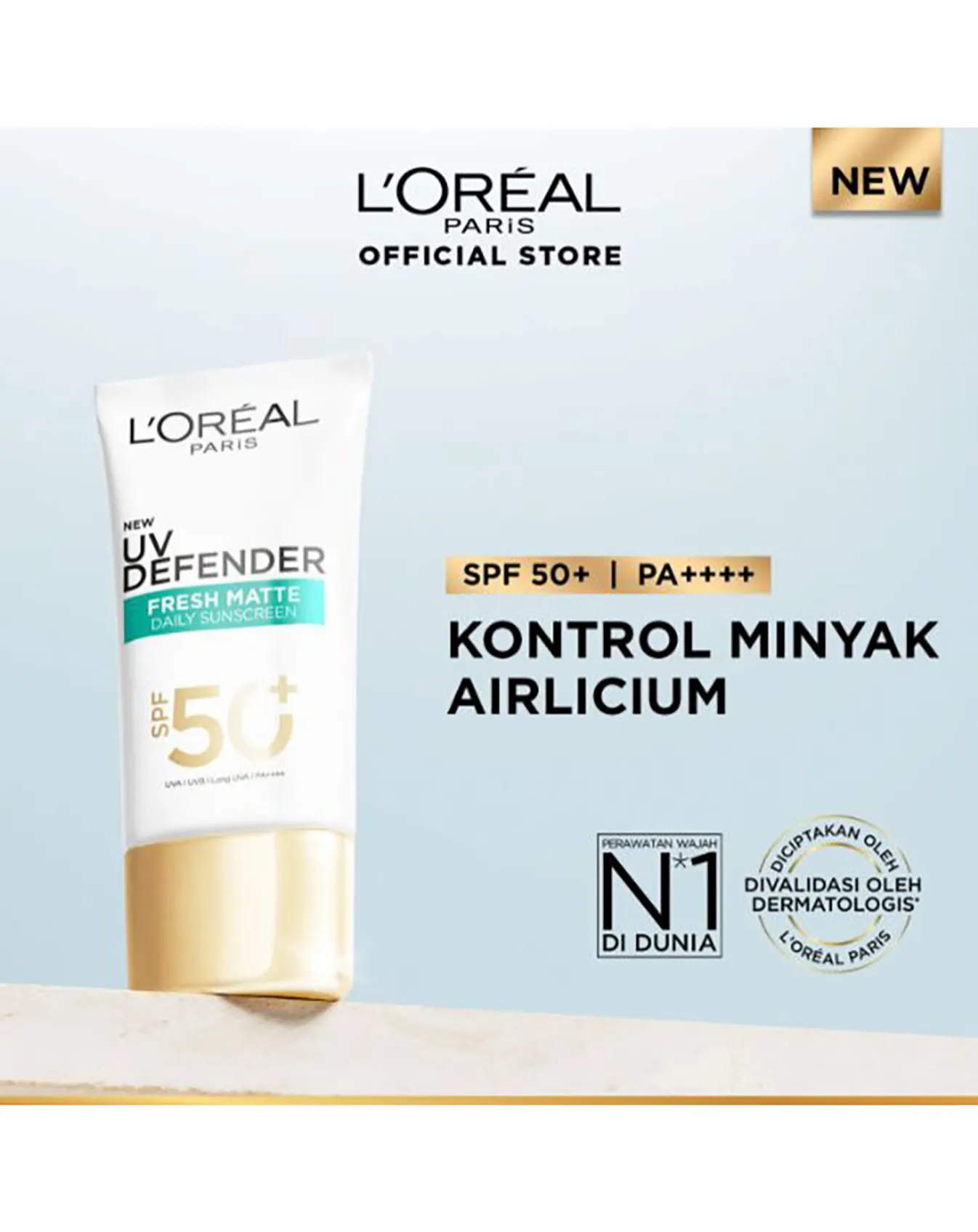 Kem Chống Nắng Kiềm Dầu Loreal Uv Defender Matte & Fresh SPF 50+ PA++++ 50ml KCN036 - Image 3