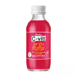 Nước bổ sung vitamin C vị lựu chai C-vitt 140ml (1 Chai)
