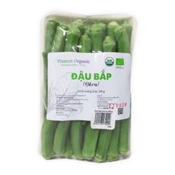 Đậu bắp hữu cơ Vinamit 300g (1 Vỉ)