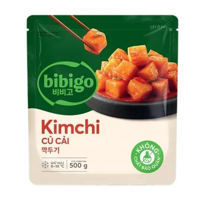 Kim chi củ cải Bibigo gói 500g