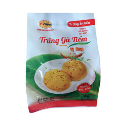 Trứng gà tiềm vị cay 80g ± 2g Vfoods gói 2 quả (1 Gói)