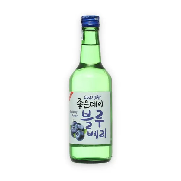 Rượu soju Good Day hương việt quất 13.5% chai 360ml