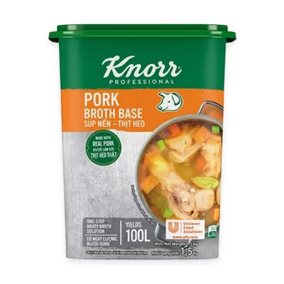 Súp nền thịt heo Knorr hộp 1.5Kg