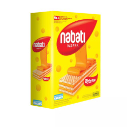 Bánh kem xốp phô mai Nabati hộp 20 gói x 15g (1 Hộp)