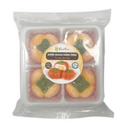 Bánh Mochi hồng phúc vị phô mai đào Bình Vinh hộp 140g (1 Hộp)