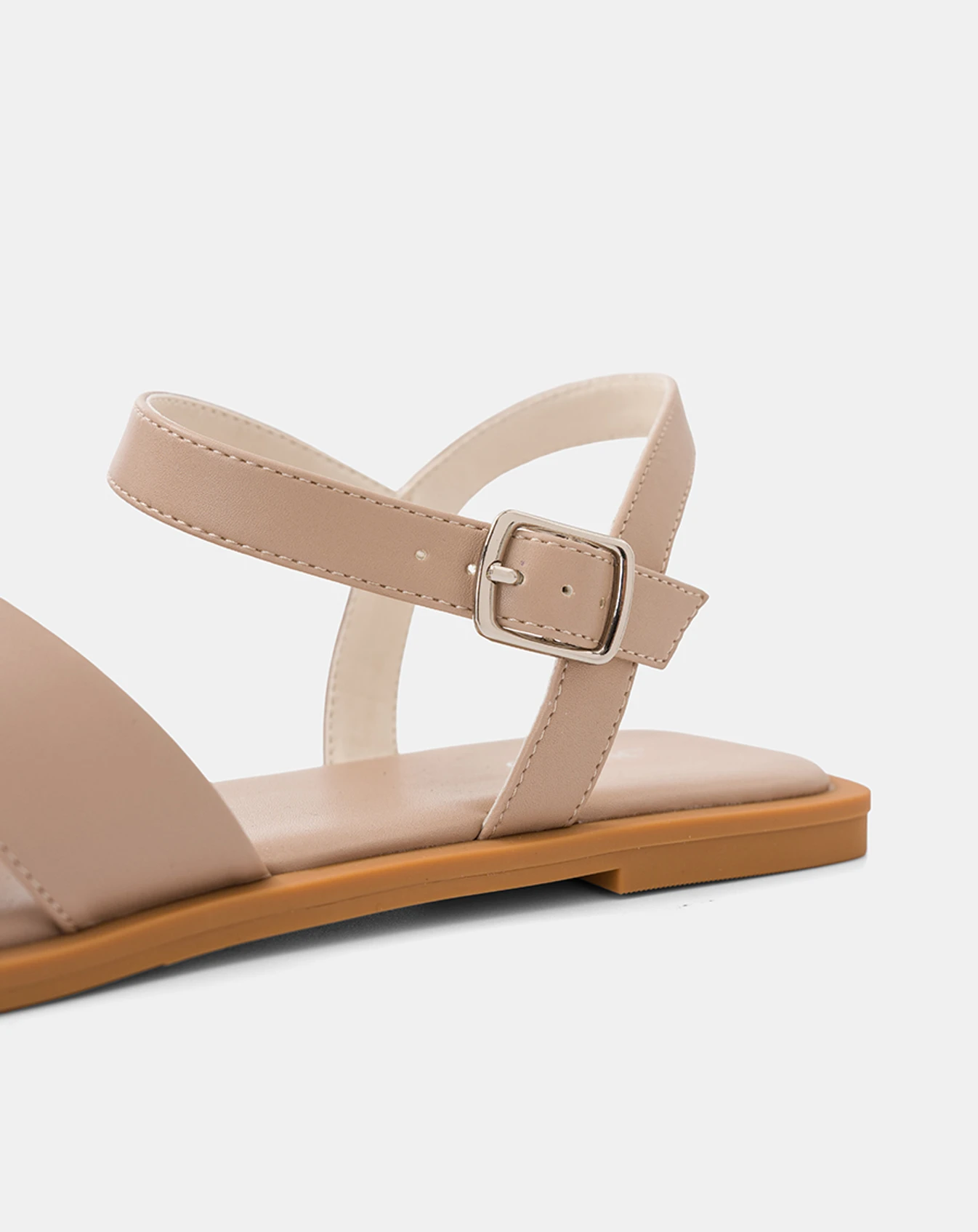 Giày Sandal Đế Bệt Phối Quai Vân Đan - Image 5