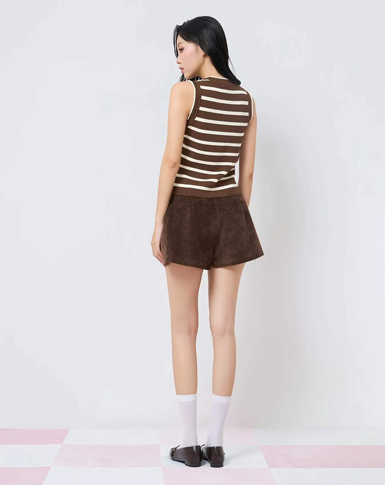 Áo dệt kim tanktop sọc ngang - Image 4