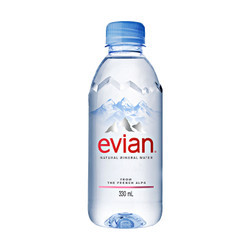 Nước khoáng Evian chai 330ml