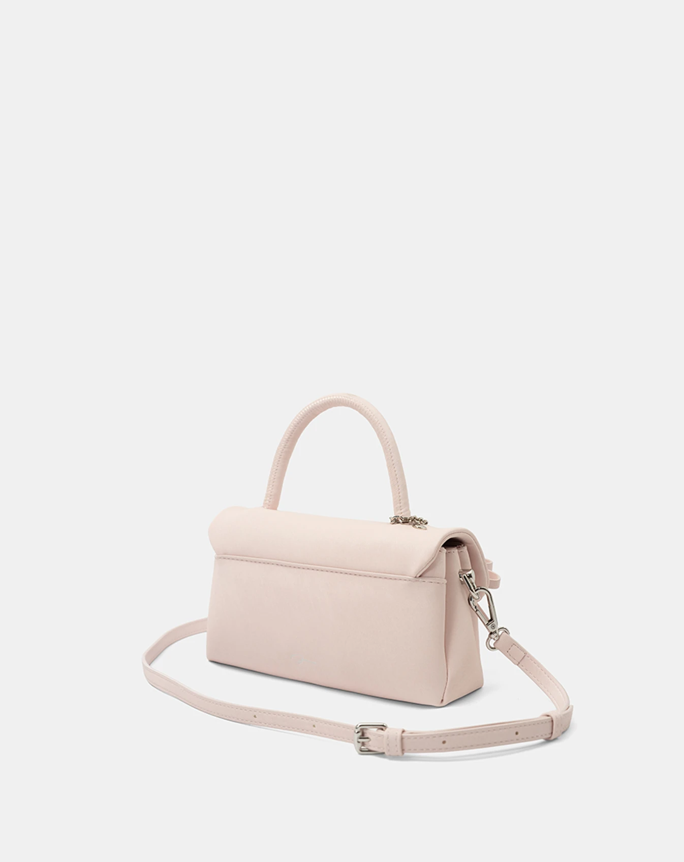 Túi Xách Nhỏ Top Handle Phối Charm Nơ - Image 5