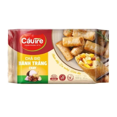 Chả giò bánh tráng chay CJ Cầu Tre gói 500g