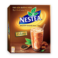 Trà sữa đường nâu Nestea hộp 136g