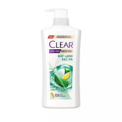 Dầu gội mát lạnh bạc hà Clear chai 630g