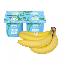 Combo chuối già Nam Mỹ + sữa chua ăn Green Farm ít đường (1 Combo)