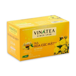 Trà hoa cúc mật túi lọc Vinatea hộp 20 túi x 2g