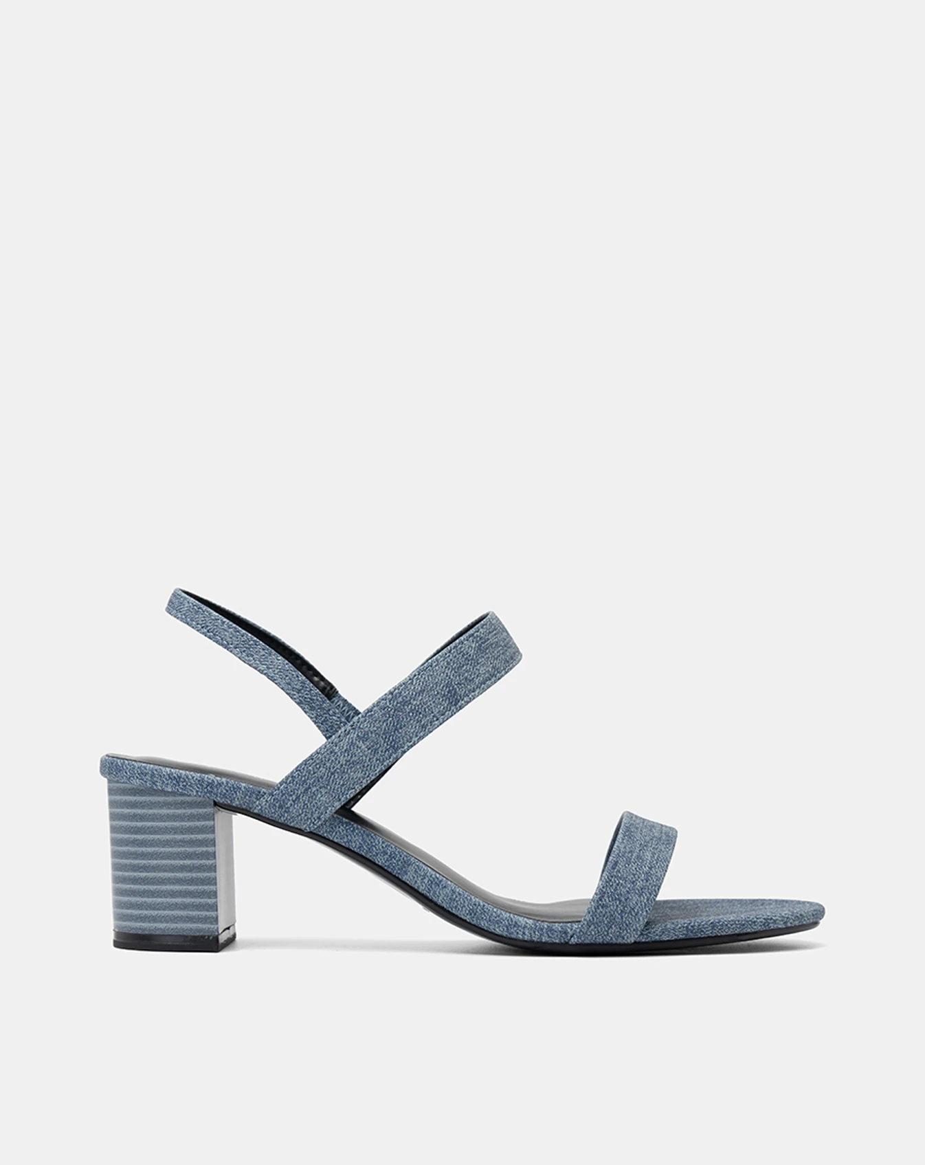 Giày Sandal Gót Vuông Basic - Image 1