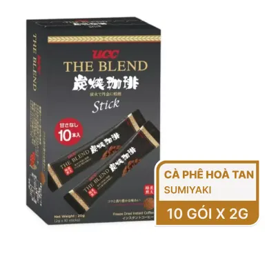 Cà phê hoà tan nguyên chất Sumiyaki UCC hộp 20g (10 gói x 2g)