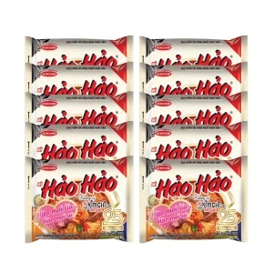 Combo 10 gói mì Hảo Hảo hương vị lẩu kim chi Hàn Quốc Acecook 75g