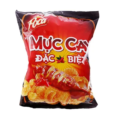 Snack vị mực cay đặc biệt Poca gói 35g
