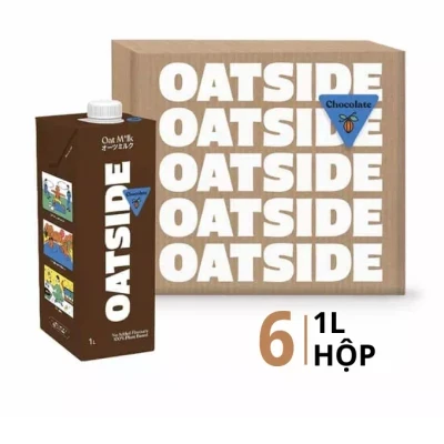 Thùng 6 hộp Sữa yến mạch OATSIDE Nguyên Vị Barista Blend 1L